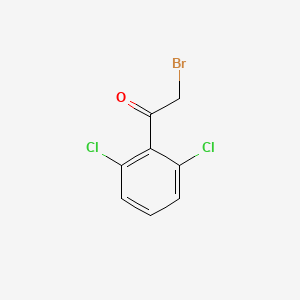 molecular formula C8H5BrCl2O B1273299 2-Bromo-1-(2,6-dichlorophenyl)ethanone CAS No. 81547-72-0