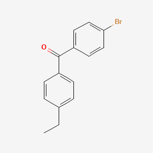 molecular formula C15H13BrO B1273310 4-Bromo-4'-ethylbenzophenone CAS No. 344444-47-9