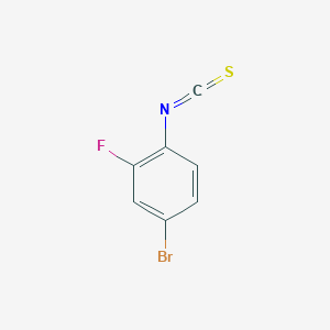 molecular formula C7H3BrFNS B1273313 4-Bromo-2-fluorophenylisothiocyanate CAS No. 81171-71-3