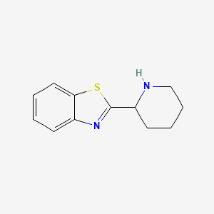 molecular formula C12H14N2S B1273316 2-Piperidin-2-yl-1,3-benzothiazole CAS No. 51785-22-9
