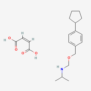 1-(4-Cyclopentylphenyl)-2-(isopropylamino)ethanol hydrogen maleate