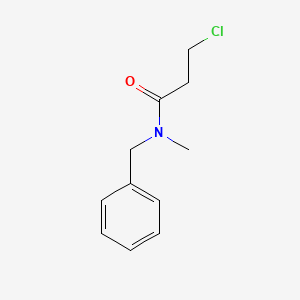 molecular formula C11H14ClNO B1273326 N-benzyl-3-chloro-N-methylpropanamide CAS No. 3318-15-8