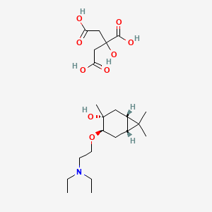 (1S,3R,4R,6R)-4-[2-(diethylamino)ethoxy]-3,7,7-trimethylbicyclo[4.1.0]heptan-3-ol;2-hydroxypropane-1,2,3-tricarboxylic acid