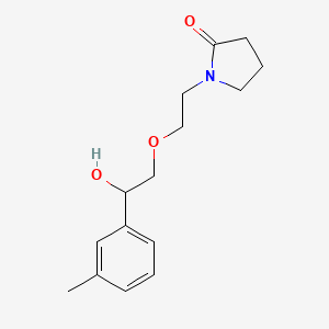 1-(2-(2-Hydroxy-2-(3-methylphenyl)ethoxy)ethyl)-2-pyrrolidinone