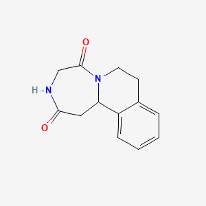 1,3,4,7,8,12b-Hexahydro-(1,4)diazepino(7,1-a)isoquinoline-2,5-dione