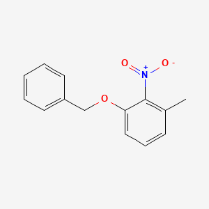 molecular formula C14H13NO3 B1273338 1-苄氧基-3-甲基-2-硝基苯 CAS No. 61535-21-5