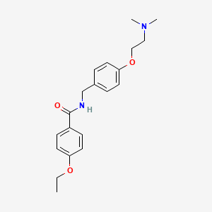 Benzamide, N-((4-(2-(dimethylamino)ethoxy)phenyl)methyl)-4-ethoxy-