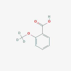 B127334 2-(Trideuteriomethoxy)benzoic acid CAS No. 96739-36-5