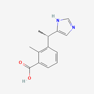 3-[(1S)-1-(1H-imidazol-5-yl)ethyl]-2-methylbenzoic acid