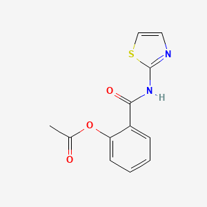 molecular formula C12H10N2O3S B1273344 [2-(1,3-thiazol-2-ylcarbamoyl)phenyl] Acetate CAS No. 402848-76-4