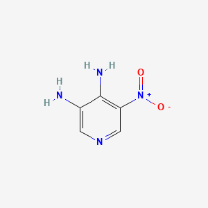 molecular formula C5H6N4O2 B1273348 3,4-Diamino-5-nitropyridine CAS No. 4318-68-7