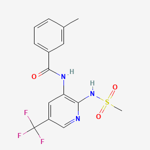 Benzamide, 3-methyl-N-(2-((methylsulfonyl)amino)-5-(trifluoromethyl)-3-pyridinyl)-