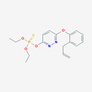 O,O-Diethyl O-(6-(2-(2-propenyl)phenoxy)-3-pyridazinyl) phosphorothioate