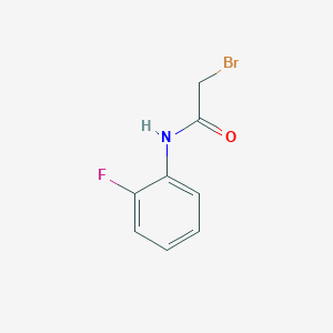 molecular formula C8H7BrFNO B1273357 2-bromo-N-(2-fluorophenyl)acetamide CAS No. 73383-95-6