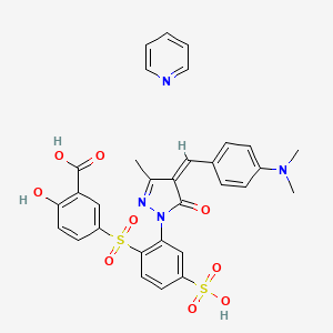 molecular formula C31H28N4O9S2 B12733631 Einecs 282-122-6 CAS No. 84100-43-6