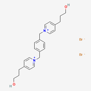 Pyridinium, 1,1'-(p-phenylenedimethylene)bis(4-(3-hydroxypropyl)-, dibromide