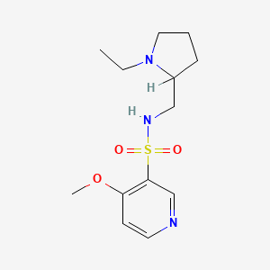 N-((1-Ethyl-2-pyrrolidinyl)methyl)-4-methoxy-3-pyridinesulfonamide