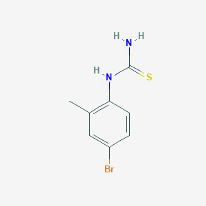 molecular formula C8H9BrN2S B1273395 4-溴-2-甲基苯基硫脲 CAS No. 109317-23-9