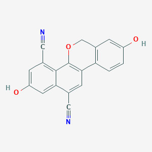 molecular formula C19H10N2O3 B12734054 Edb7R887G3 CAS No. 1007853-40-8