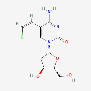 molecular formula C11H14ClN3O4 B12734144 Cvdc, (Z)- CAS No. 130598-18-4