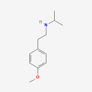 molecular formula C12H19NO B1273424 N-[2-(4-甲氧基苯基)乙基]丙烷-2-胺 CAS No. 884497-51-2