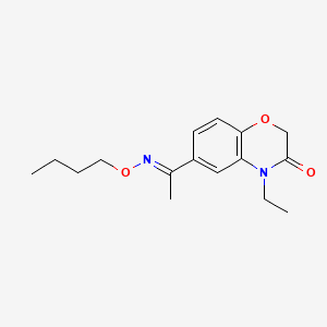 6-(1-(Butoxyimino)ethyl)-4-ethyl-2H-1,4-benzoxazin-3(4H)-one