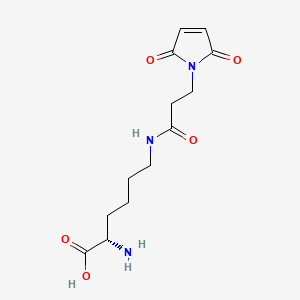 N6-(3-(2,5-Dihydro-2,5-dioxo-1H-pyrrol-1-yl)-1-oxopropyl)-L-lysine