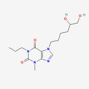 3,7-Dihydro-7-(5,6-dihydroxyhexyl)-3-methyl-1-propyl-1H-purine-2,6-dione