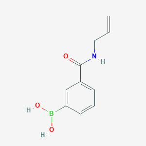 molecular formula C10H12BNO3 B1273442 3-烯丙基氨基羰基苯基硼酸 CAS No. 850567-29-2