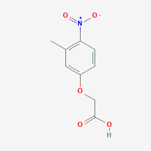 molecular formula C9H9NO5 B1273443 (3-甲基-4-硝基苯氧基)乙酸 CAS No. 85444-81-1