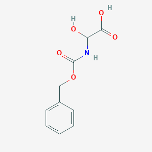 B1273449 2-(((Benzyloxy)carbonyl)amino)-2-hydroxyacetic acid CAS No. 56538-57-9