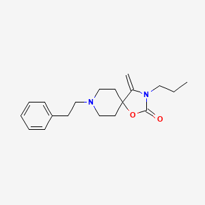 1-Oxa-3,8-diazaspiro(4.5)decan-2-one, 4-methylene-8-(2-phenylethyl)-3-propyl-