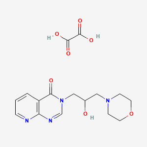 3-(2-Hydroxy-3-(4-morpholinyl)propyl)pyrido(2,3-d)pyrimidin-4(3H)-one oxalate