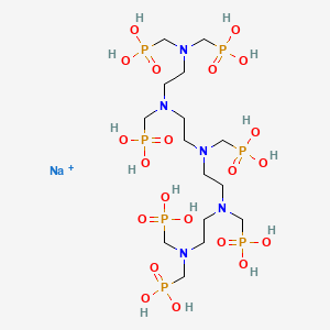 (((Phosphonomethyl)imino)bis(ethylene((phosphonomethyl)imino)ethylenenitrilobis(methylene)))tetrakisphosphonic acid, sodium salt