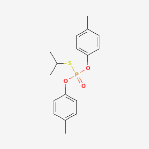 Phosphorothioic acid, S-(1-methylethyl) O,O-bis(4-methylphenyl) ester