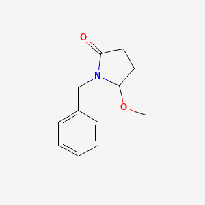 (+-)-5-Methoxy-1-(phenylmethyl)-2-pyrrolidinone