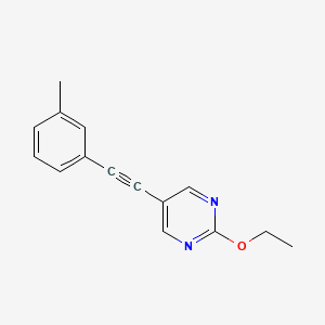 2-Ethoxy-5-(m-tolylethynyl)pyrimidine