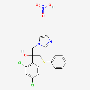 2-(2,4-Dichlorophenyl)-1-(imidazol-1-yl)-3-(phenylthio)-2-propanol nitrate