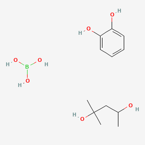 Benzene-1,2-diol;boric acid;2-methylpentane-2,4-diol