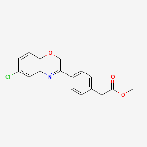 4-(6-Chloro-2H-1,4-benzoxazin-3-yl)benzeneacetic acid methyl ester