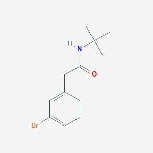 B1273508 2-(3-bromophenyl)-N-tert-butylacetamide CAS No. 883801-90-9