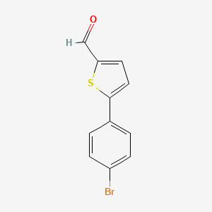 B1273530 5-(4-Bromophenyl)thiophene-2-carbaldehyde CAS No. 38401-70-6