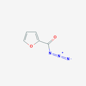 molecular formula C5H3N3O2 B1273532 呋喃-2-甲酰叠氮化物 CAS No. 20762-98-5