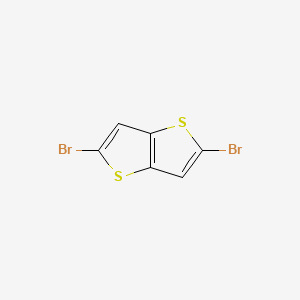 molecular formula C6H2Br2S2 B1273552 2,5-Dibromothieno[3,2-b]thiophene CAS No. 25121-87-3