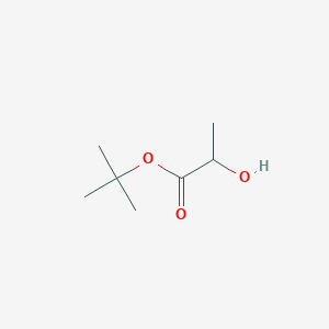 molecular formula C7H14O3 B1273559 Tert-butyl 2-hydroxypropanoate CAS No. 59854-10-3