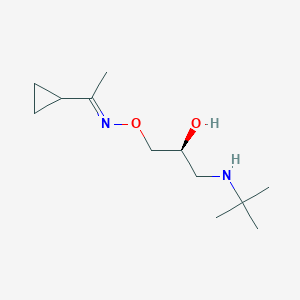 molecular formula C12H24N2O2 B12735605 Falintolol, (S,E)- CAS No. 96479-91-3