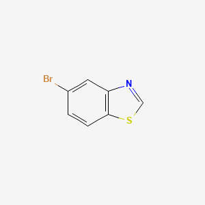 molecular formula C7H4BrNS B1273570 5-溴苯并噻唑 CAS No. 768-11-6