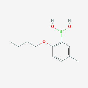 molecular formula C11H17BO3 B1273574 2-丁氧基-5-甲基苯硼酸 CAS No. 480438-72-0