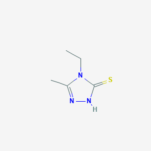 molecular formula C5H9N3S B1273583 4-乙基-5-甲基-4H-1,2,4-三唑-3-硫醇 CAS No. 6232-85-5