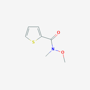 molecular formula C7H9NO2S B1273585 N-methoxy-N-methylthiophene-2-carboxamide CAS No. 229970-94-9